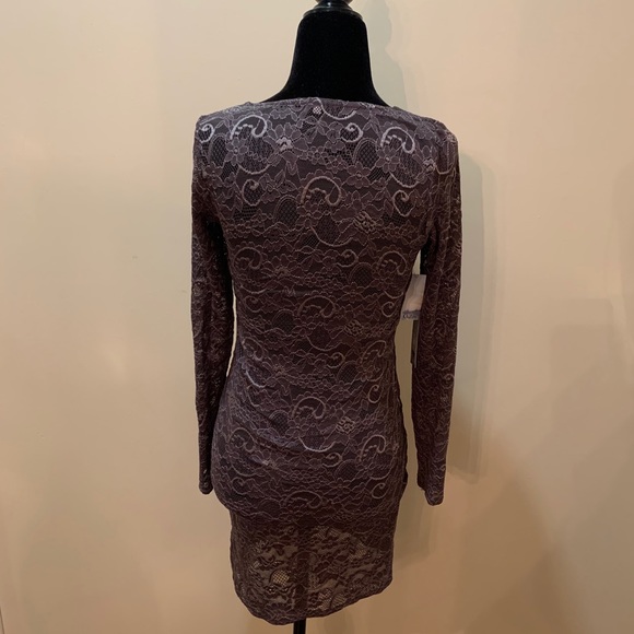 Talula Women’s Stretch Lace Dress Purple - Picture 3 of 5